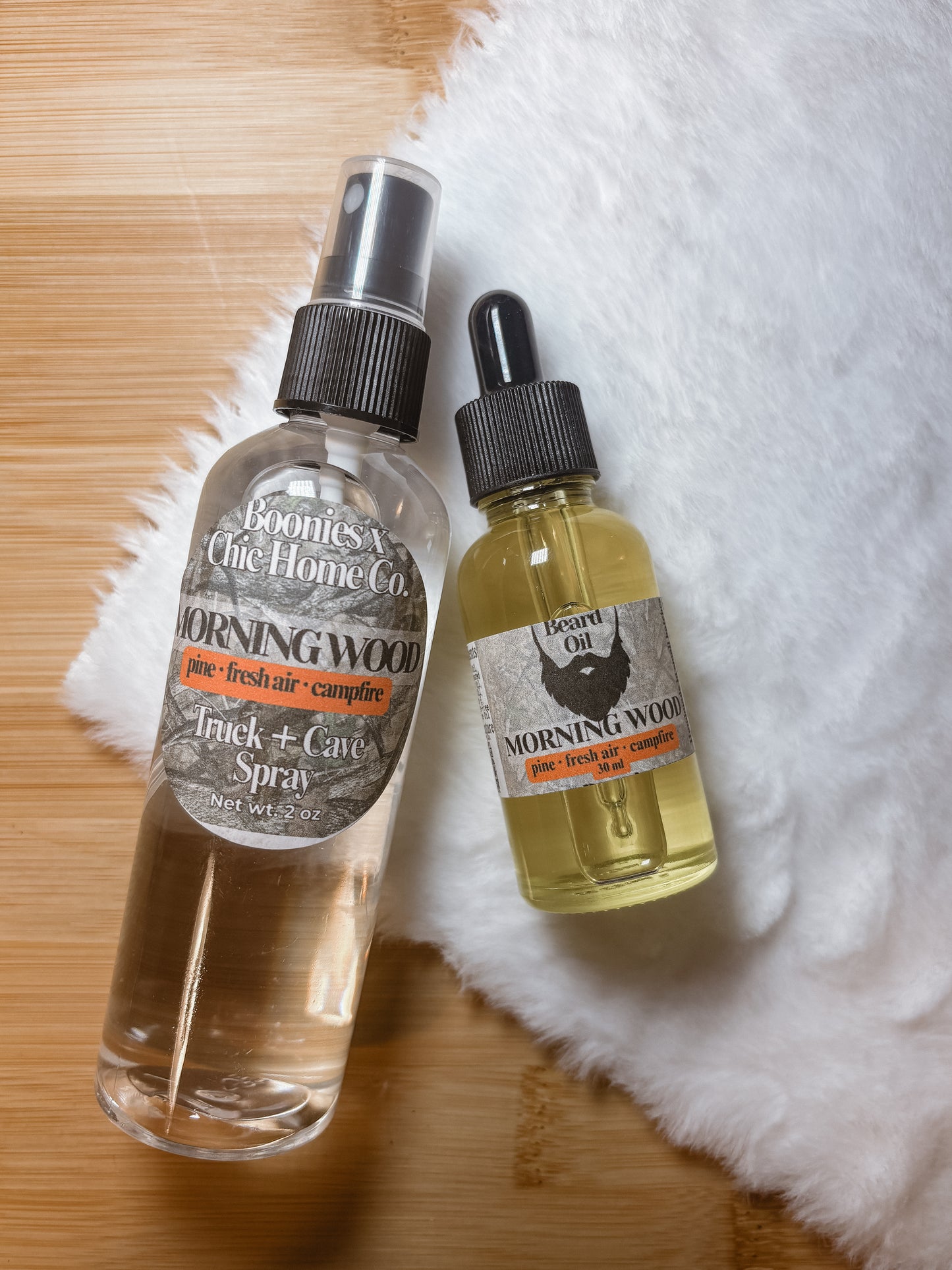 Morning Wood Beard Oil and Truck Spray Bundle