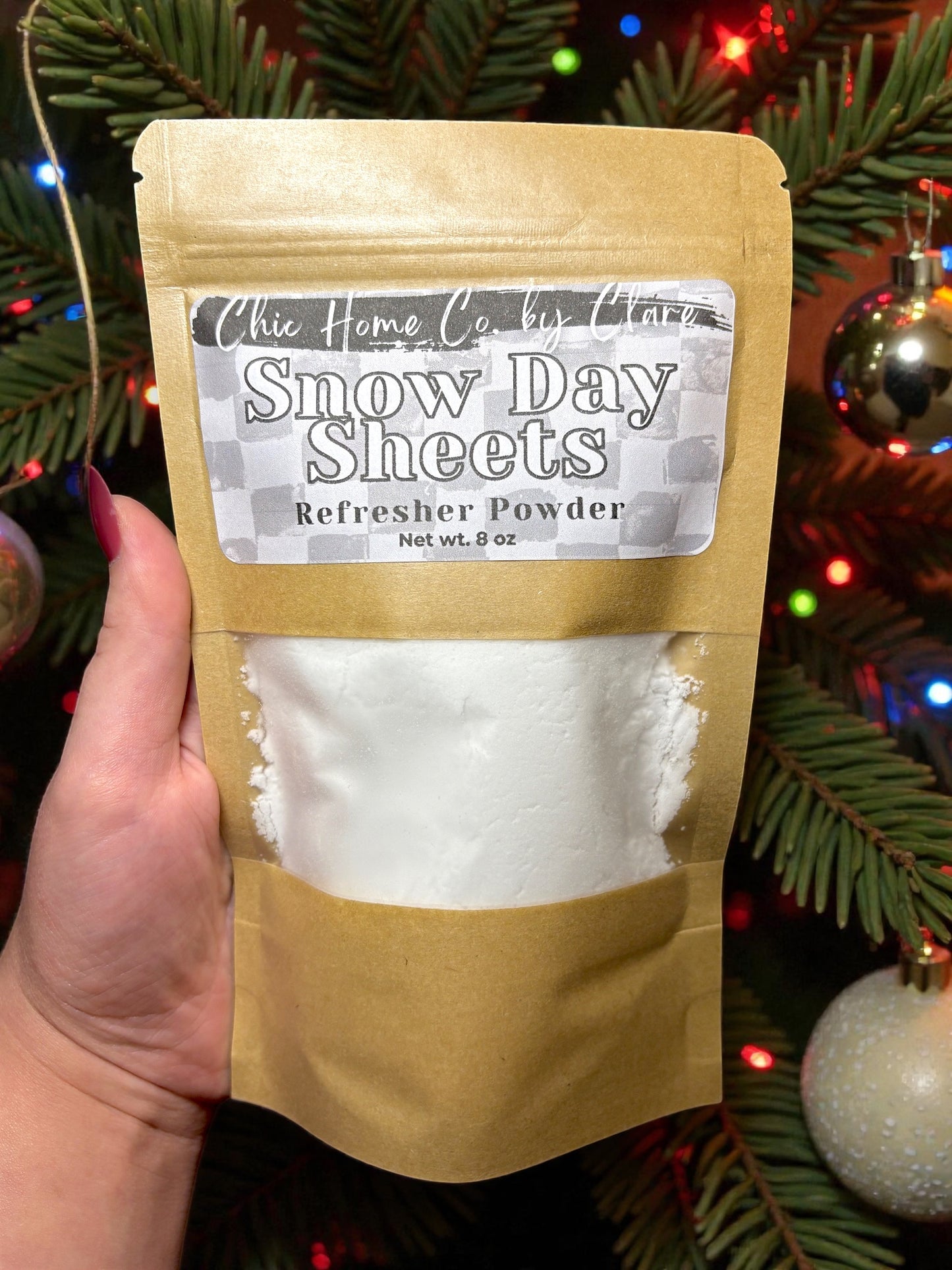 Snow Day Sheets Refresher Powder